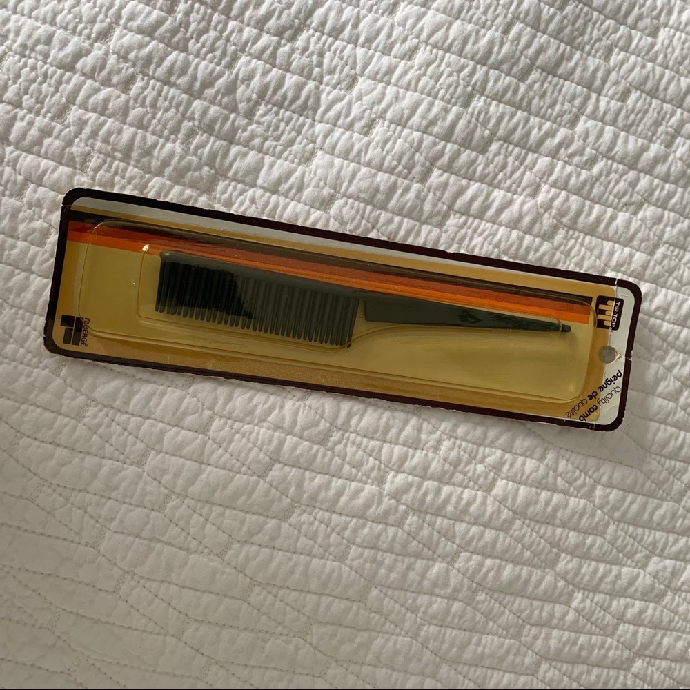 Vintage comb in packaging